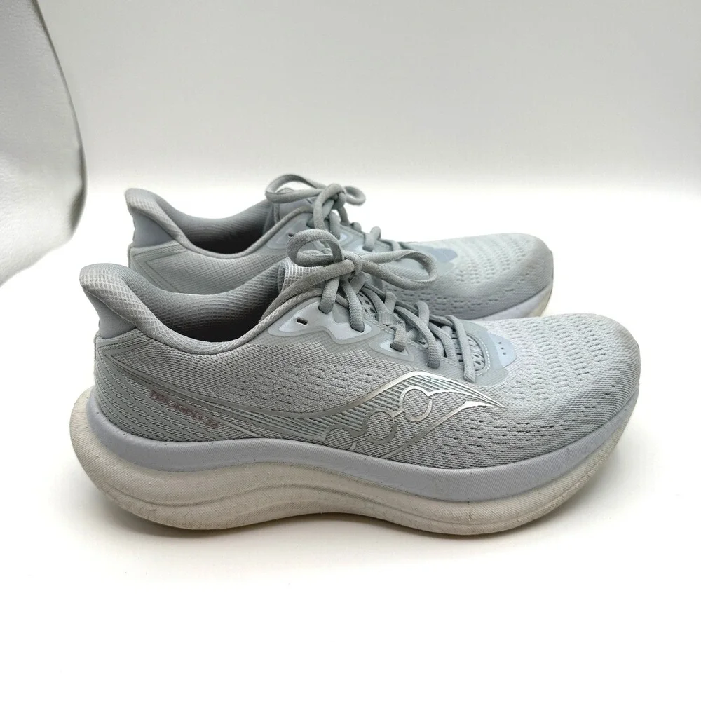 Saucony Triumph 20 Running Shoes Womens 8.5 Blue Cushioned Athletic Sneakers